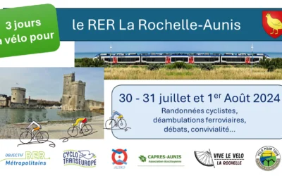3 jours à vélo pour le RER La Rochelle-Aunis